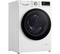 LG F4WV709P1E Classe A Lave-linge frontal 9 kg Wi-Fi AI Direct Drive Nettoyage en profondeur à la vapeur TurboWash 360° Grande Capacité Porte extérieure en verre trempé 60 x 62 x 85 cm Blanc