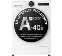 LG F4X7009TWB machine à laver Charge avant 9 kg 1400 tr/min Blanc Blanc G