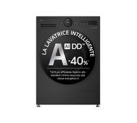 LG F4X7013TBB machine à laver Charge avant 13 kg 1400 tr/min Noir