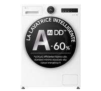 LG F4X9009TWCE machine à laver Charge avant 9 kg 1400 tr/min Blanc