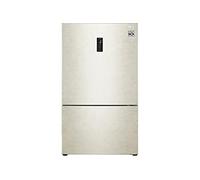 LG GBB567SECMN Réfrigérateur combiné Total No Frost, 462L, Largeur 70cm, Wi-Fi, Porte & Linéaire Cooling, Tiroir Fresh Balancer, Affichage externe, Compresseur Smart Inverter, Smart Diagnosis, Sable