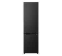 LG GBV7280DEV Total No Frost Réfrigérateur Combi Classe D 387L Portes Plates & Refroidissement linéaire Fresh Balancer & Convertisseur, Etagère Pliante, Metal Fresh, Smart Inverter, Compresseur, Noir