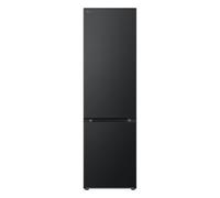 LG GBV7280DEV Total No Frost Réfrigérateur Combi Classe D 387L Portes Plates & Refroidissement linéaire Fresh Balancer & Convertisseur, Etagère Pliante, Metal Fresh, Smart Inverter, Compresseur, Noir