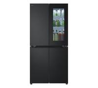 LG GMV860EPDE Slim Fit Réfrigérateur/congélateur multi-portes | InstaView | 530 L | Total No Frost | Slim Fit - Seulement 83,5 cm de large | Noir