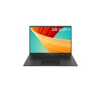 LG gram 14Z90RU-G.AA55B Ordinateur portable ultraléger 14" IPS WUXGA Intel Core i5-1334U 10 cœurs, 16 Go de RAM, SSD 512 Go, 999 g, batterie jusqu'à 24,5 h, Intel Graphics, Windows 11 Home, noir
