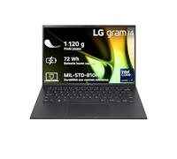 LG Gram 14Z90S-G.AA58F laptop Intel Core Ultra 5 125H Ordinateur portable 35,6 cm (14") WUXGA 16 Go LPDDR5x-SDRAM 1 To SSD Wi-Fi 6E (802.11ax) Windows 11 Home Noir