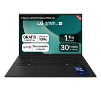 LG Gram 14Z90T-G.AD8BB laptop Intel Core Ultra 7 255H Ordinateur portable 35,6 cm (14 ) WUXGA 32 Go LPDDR5x-SDRAM 2 To SSD Wi-Fi 6E (802.11ax) Windows 11 Home Espagnole Noir