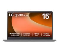 LG Gram 15U50T-G Intel® Core™ i5 i5-1334U Ordinateur portable 39,6 cm (15.6 ) Full HD 16 Go DDR4-SDRAM 512 Go SSD Intel Iris Xe Wi-Fi 6 (802.11ax) Windows 11 Home Argent