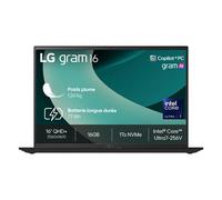 LG gram 16″ Intel® Core™ Ultra 7, 16Go/1To/Noir - 16Z90TL-G.AU78F