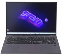 LG gram 16Z90RU-G.AA55B Ordinateur portable ultra léger 16" IPS WQXGA Intel Core i5-1334U (10 cœurs), 16 Go de RAM, SSD 512 Go, 1199 kg, Intel Graphics, batterie jusqu'à 23,5 h, Windows 11 Home, noir