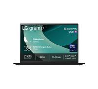 PC portable LG Gram 17 17Z90TL-G.AU88F 17" Copilot+ Intel® Core™ Ultra 7 32 Go RAM 1 To SSD Noir Obsidien