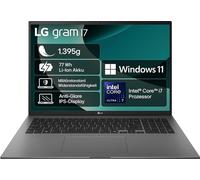 LG gram 17 (2025), gris, Core Ultra 7 256V, 16GB RAM, 1TB SSD, FR