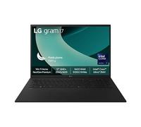 LG Gram 17" Copilot+ PC Intel Core Ultra 7 256V Ordinateur portable 17" WQXGA 16 Go LPDDR5x-SDRAM 512 Go SSD Wi-Fi 7 (802.11be) Windows 11 Home Noir AZERTY Français