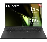 LG Gram 17Z90S-G.AD7BB - Ordinateur portable ultra léger 17", 2560 x 1600, écran IPS antireflet, Intel® Core™ Ultra 7, 32 Go RAM, 2 To SSD, 1,350 g, batterie jusqu'à 21,5 heures, Windows 11 Home, noir
