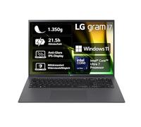 LG Gram 17Z90S-G Intel Core Ultra 7 155H Ordinateur Portable 43.2 cm (17") WQXGA 32 Go LPDDR5x-SDRAM SSD 2 to Wi-FI 6E (802.11ax) Windows 11 Home Gris