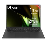 LG Gram 17Z90S Intel Core Ultra 7 155H Ordinateur portable 43,2 cm (17 ) WQXGA 16 Go LPDDR5-SDRAM 512 Go SSD Wi-Fi 6E (802.11ax) Windows 11 Home Espagnole Noir