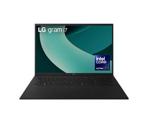 LG gram 2025 Notebook 17 pouces, Intel Core Ultra 7 (32 Go RAM, 2 To SSD, Intel Arc Graphics, Windows 11 Home, Bluetooth 5.3, 2 x Thunderbold 4), noir