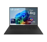 LG Gram AI Copilot+ PC Intel Core Ultra 7 256V Ordinateur portable 43,2 cm (17 ) WQXGA 16 Go LPDDR5x-SDRAM 512 Go SSD Wi-Fi 7 (802.11be) Windows 11 Home Noir