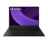 LG gram Pro Ordinateur portable léger de 16", édition Intel Evo alimenté par processeur Intel Core Ultra7 255H, Windows 11 Home, RAM 16 Go, SSD de 1 To, noir obsidienne