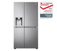LG GSLV90PZAD Réfrigérateur Side Nofrost Anti-gris Distributeur Wifi Inox