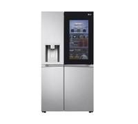 LG GSXE90MBDD Side by Side Réfrigérateur avec InstaView Craft Ice | Porte en porte | Distributeur de glace pilée et d'eau classe d'efficacité énergétique : classe D | Capacité 628 litres |