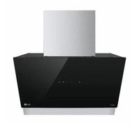 LG HCEZ2428B hotte murale Noir, Acier inoxydable 630 m³/h