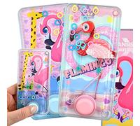 LG-Imports Lot de 3 jeux de patience pour enfants - Motif flamant rose et oiseaux - Multicolore - 16 cm
