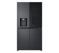 LG Réfrigérateur américain GMK960EV2E – 91 cm, 646 L, Total No-Frost, Noir acier