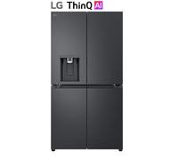 LG InstaView™ | Linear Cooling™ | Door Cooling™ | UVnano™ | Slim SpacePlus™ | ThinQ™ Réfrigérateur Multi-portes 645L, Noir Acier, E - GMF960EV4E