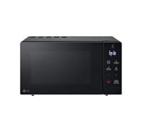 LG MH7032JAS - Micro-ondes (30 l, 1000 W) avec grill (écran LED, 28 programmes automatiques, facile d'entretien) - Noir