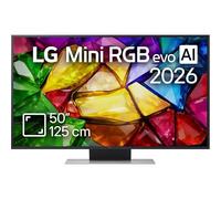 LG Mini RVB 50 pouces série MRGB87 2026 Smart TV 4K - 50MRGB87B6B | RGB Primary Color Pro, DualColor 100 % DCI-P3/Adobe RGB, Dolby Vision & Atmos, WebOS avec Gemini, Motion Booster 288