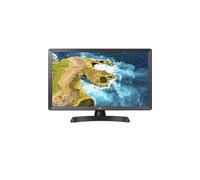 LG Moniteur TV LED 24TQ510S-PZ 23.6" HD 1366x768 60Hz 14ms 250cd/m² Smart TV WebOS Wifi Bluetooth 2x5W Noir/Gris