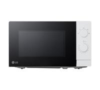 LG MS2082H Micro-ondes Solo (20 L, 700 W) avec utilisation facile, double molette rotative et éclairage intérieur LED, blanc