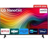 LG NanoCell 43'', série 81 2024, 43NANO81T6A, Smart TV 4K, Processeur α5 Gen7, 20 W, 3 HDMI, Filmmaker Mode, Game Optimizer, Alexa, Wi-Fi, webOS 24, télécommande pointeur