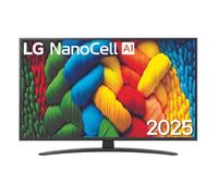 TV LG NanoCell 43NANO81 108 cm 2025 Noir A
