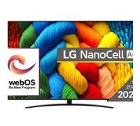 LG NanoCell AI 86NANO81A3A TV 2,18 m (86") 4K Ultra HD Smart TV Wifi Noir Noir