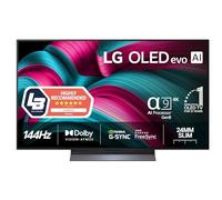 LG OLED evo C5 4K TV, 48", 144 Hz, Dolby Vision IQ, webOS 25, HDMI 2.1, processeur IA, Dolby Atmos