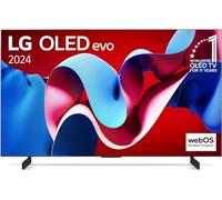 LG OLED42C41LA TV 42 Inch (106 cm) OLED evo TV (a9 Gen7 4K AI Processor, Dolby Vision, up to 120 Hz) [Energieklasse G] (OLED42C41LA)