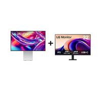 LG Pack LG UltraFine™ evo 32'' IPS 6K + 32" IPS QHD - 32U990A-S.32U6001