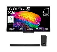 Téléviseur LG OLED C6 2026 83 pouces 4K webOS 26 Dolby Vision/HDR10/HLG 165Hz VRR 4 HDMI 2.1 Noir