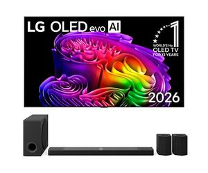 LG Pack OLED evo AI G6 65" (164 cm) 2026 + Barre de son S95TR - OLED65G64LW.S95T001
