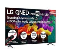 LG QNED evo AI MiniLED 86QNED85B6B 86" 4K Ultra HD Smart TV Wifi Noir