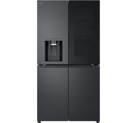 LG Réfrigérateur américain GMK960EV2E – 91 cm, 646 L, Total No-Frost, Noir acier
