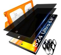Lg Screen Protector For Samsung Galaxy S24 Ultra 2 Pieces Anti-Repel Protection Film + 2 Camera Protectors Automatic Installation 0 Dust & Bubbles