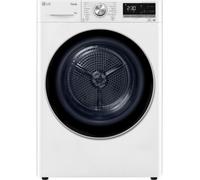 LG Sèche-linge RH9V51WH 9 kg Blanc D Condenseur autonettoyant Séchage silencieux Garantie de 10 ans