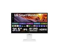 LG Smart Monitor 32U850SA-W 32 Pouces - Dalle IPS résolution 4K FHD (3840x2160), 5ms GtG 60Hz, HDR 10, sRGB 95% (CIE1931), inclinable, reglable en Hauteur