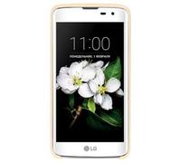 LG Snap On Soft Back-Cover CSV-150 pour K7, beige; s'adapte K7