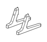 LG ST-653TW - Pied - conception de type de pôle - pour Ecran LCD - Taille d'écran : 55" - montrable sur bureau - pour One:Quick Works 55CT5WJ,