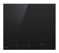 LG Table de Cuisson à Induction CCI7Z2438BA 60 cm 4 Zones Flex Vitrocéramique Noir Wi-Fi Noir