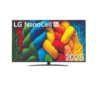 LG TV LED NANOCELL 2025 86NANO81A6A 217cm 4K HDR10 60Hz Couleurs Pures webOS 25